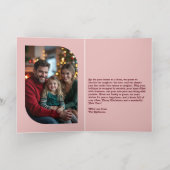Moody Luxe Hand Drawn Frohe Weihnachts-Foto (Innen Abgelegt)
