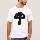 Moody Mad Mushroom-Silhouette T-Shirt (Vorderseite)