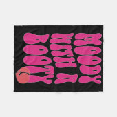 Moody mit Hintern Fleecedecke (Vorderseite (Horizontal))