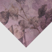 Moody Modern floral Lila Folienkraft Design Seidenpapier (Ausschnitt)