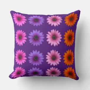 Moody Modern Winter Botanische Weihnachten Lila Kissen