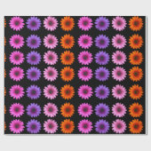 Moody Modern Winter Botanische Weihnachtsblume Geschenkpapier (Flach)