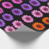 Moody Modern Winter Botanische Weihnachtsblume Geschenkpapier (Ecke)