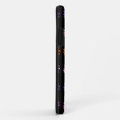 Moody Modern Winter Botanische Weihnachtsschwarz Case-Mate iPhone Hülle (Hinten/Rechts)