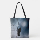 Moody Moon Crow Tasche (Rückseite)