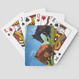 Moody Mountain Horses: Eine Reise in die feine Kun Spielkarten