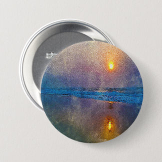 Moody muffiger Sonnenaufgang am Meer Button