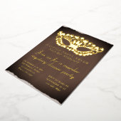 Moody Murder Mystery Dinner Party Folieneinladung (Gedreht)