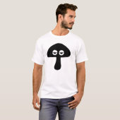 Moody Mushroom-Silhouette T-Shirt (Vorne ganz)