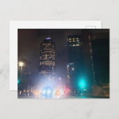 Moody Night Scene, Dallas, Texas Postkarte (Vorne/Hinten)