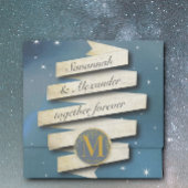 Moody Night Sky je nach den Sternen Seidenpapier