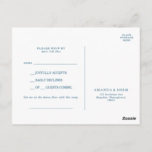 Moody Ocean Watercolor Song Anfrage UAWG Postkarte