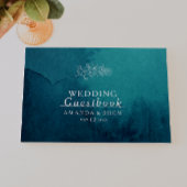 Moody Ocean Watercolor Wedding Guest Book Gästebuch