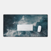 Moody ocean waves, art photo schreibtischunterlage (Tastatur & Maus)