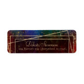 Moody Ombre | Dark Jewel Tone Gold Frame Address (Vorne)