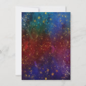 Moody Ombre | Dark Jewel Tone Probe Dinner Einladung (Rückseite)