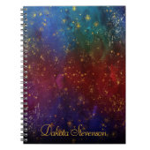 Moody Ombre | Psychedelisch Grunge Stardust Brandi Notizblock (Vorderseite)