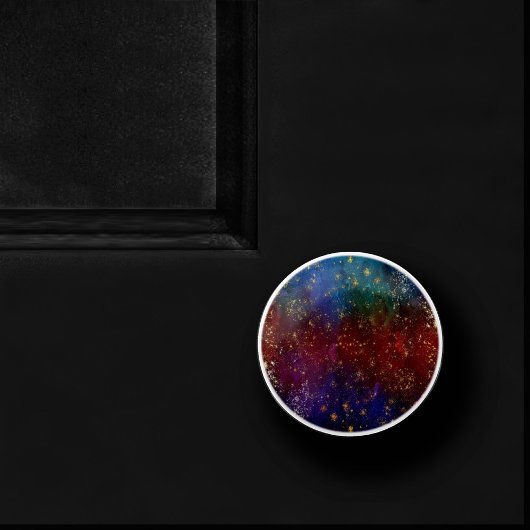 Moody Ombre | Psychedelische Grunge Gold Stardust Keramikknauf