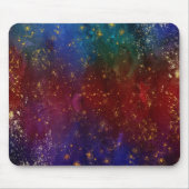 Moody Ombre | Psychedelische Grunge Gold Stardust Mousepad (Vorne)