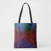 Moody Ombre | Psychedelische Grunge Gold Stardust Tasche (Vorderseite)