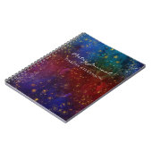 Moody Ombre | Psychedelische Grunge Stardust Poesi Notizblock (Linke Seite)