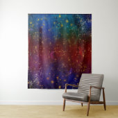 Moody Ombre | Psychedelischer Grunge Stardust Hint Wandteppich (Beispiel)