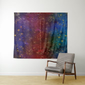Moody Ombre | Psychedelischer Grunge Stardust Hint Wandteppich (Beispiel (Horizontal))