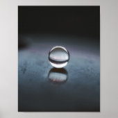 Moody Orb Macro Photography Poster (Vorne)