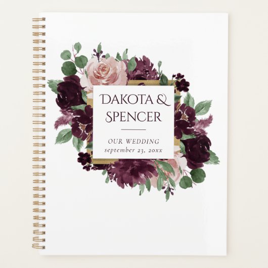 Moody Passion | Dramatisch Lila Rose Planer (Vorderseite)