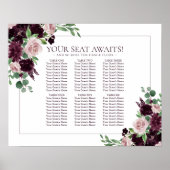 Moody Passion | Dramatisches Lila Veranstaltungssi Poster (Vorne)