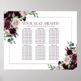 Moody Passion | Dramatisches Lila Veranstaltungssi Poster