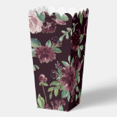 Moody Passion | Dramatisches Muster für Lila Rose Geschenkschachtel (Rückseite)