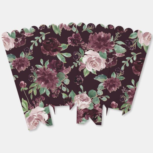 Moody Passion | Dramatisches Muster für Lila Rose Geschenkschachtel (Ungeklappt)