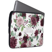 Moody Passions | Dramatisch Lila Rose Laptopschutzhülle (Vorne Rechts)