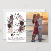 Moody Passions | Dramatisches Foto Save the Date Magneteinladung (Vorderseite)