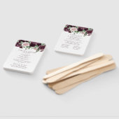 Moody Passions | Dramatisches Lila Garland-Program Fächer (Non-assembled)