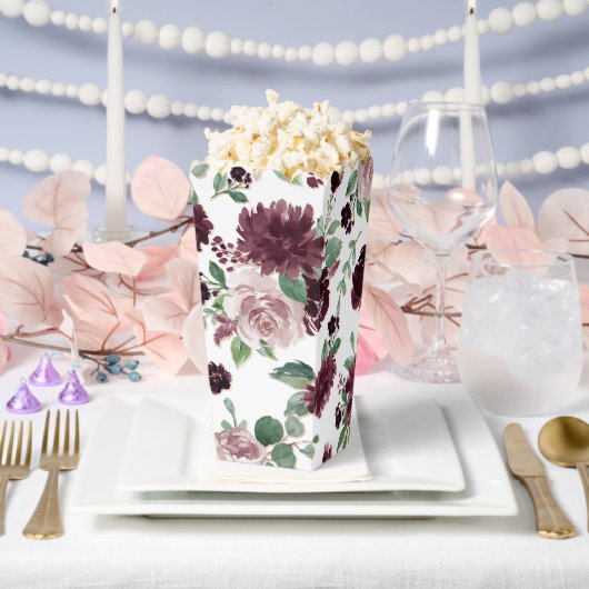 Moody Passions | Dramatisches Muster für Lila Rose Geschenkschachtel (Hochzeit)