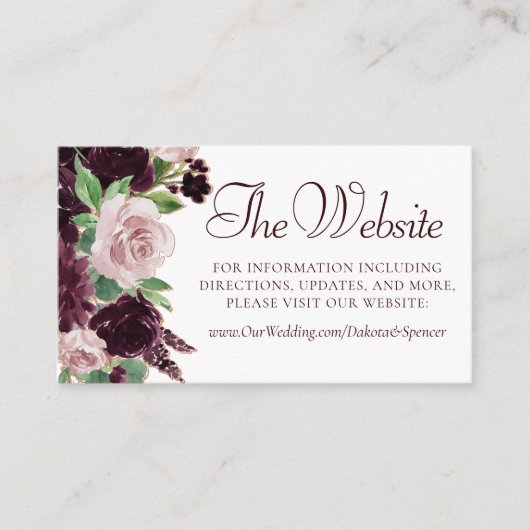 Moody Passions | Website zur Lila Rose Begleitkarte (Vorderseite)