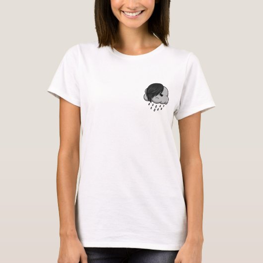 Moody Rain Cloud T-Shirt (Vorderseite)