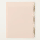 Moody Raven Rose Floral Dark Academic Planner Planer (Rückseite)