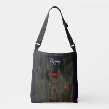Moody Red Poppe, Tasche Cross Bag