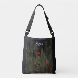 Moody Red Poppe, Tasche Cross Bag