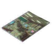 Moody Retro Computer Labrador Notebook Notizblock (Linke Seite)