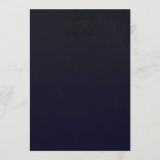 Moody Romantic Dark Floral Gothic Wedding Einladung (Rückseite)