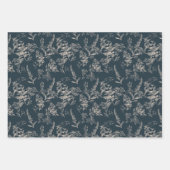 Moody & Romantic Dark Wildblume Geschenkpapier Set (Vorderseite 2)