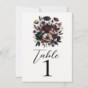 Moody Rustic Garden Florals Bohemian Hochzeit  Einladung