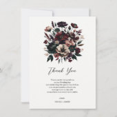 Moody Rustic Garden Florals Bohemisch Wedding Einladung (Vorderseite)