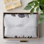 Moody Rustic Garden Florals Bohemisch Wedding Seidenpapier (Geschenk)
