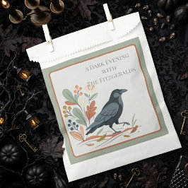 Moody Sage Folk Art Rabe Geschenktütchen