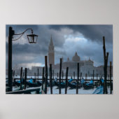 Moody Sky in Venedig, Italien Poster (Vorne)